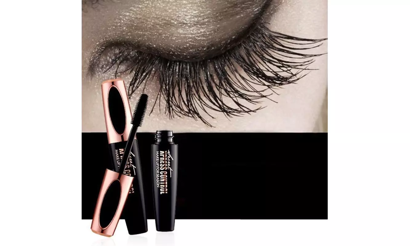 4D Silk Fiber Lash Mascara Makeup Mascara Eyelash Waterproof Curling Lengthening - Primary Image
