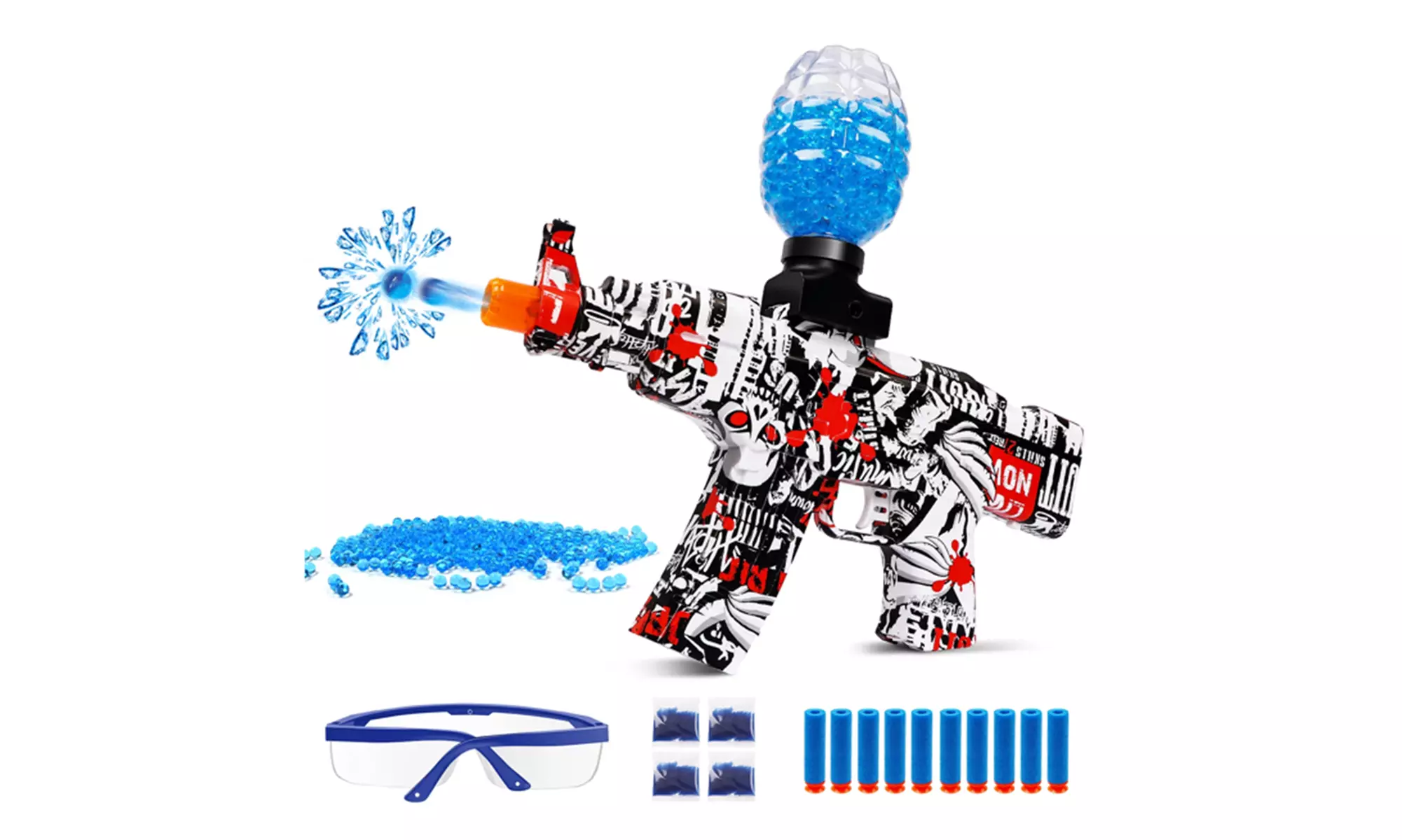 Zummy Electric Gel Ball Belt 5000 Hydrogel Balls High Performance Combat Toy Gun - Second Medium