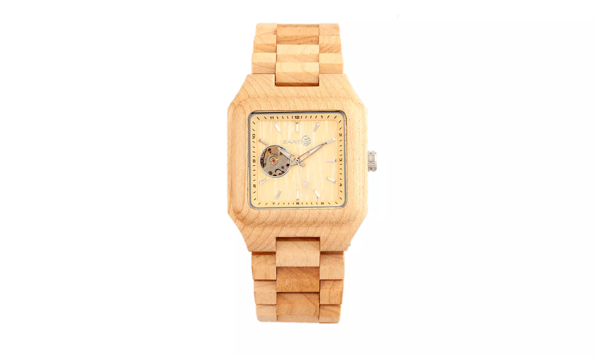Earth Wood Unisex Watches Black Rock Automatic Collection - Primary Image
