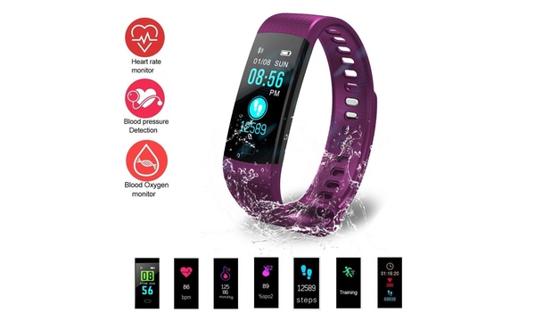 Y5 wristband heart rate hot sale blood