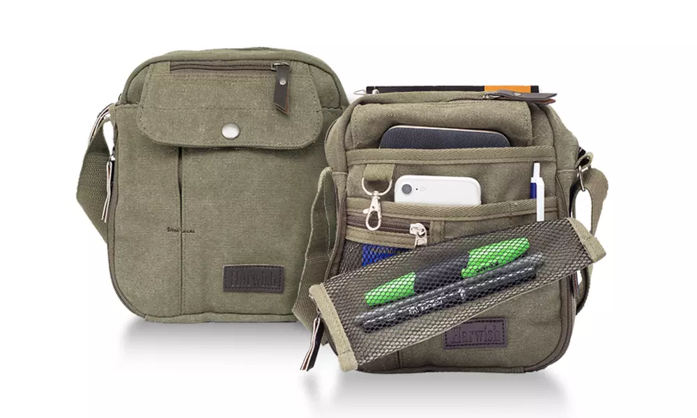 Multifunctional Canvas Traveling Bag - Primary Image