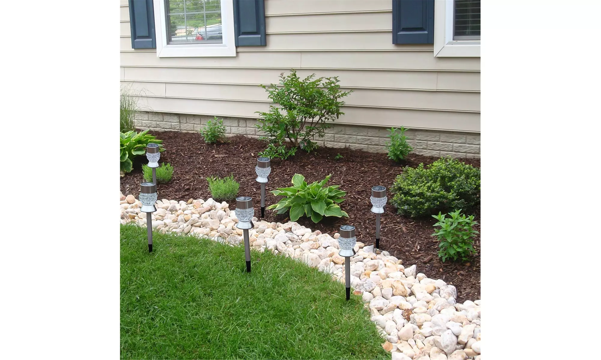 Stainless Steel LED Solar Path Lights