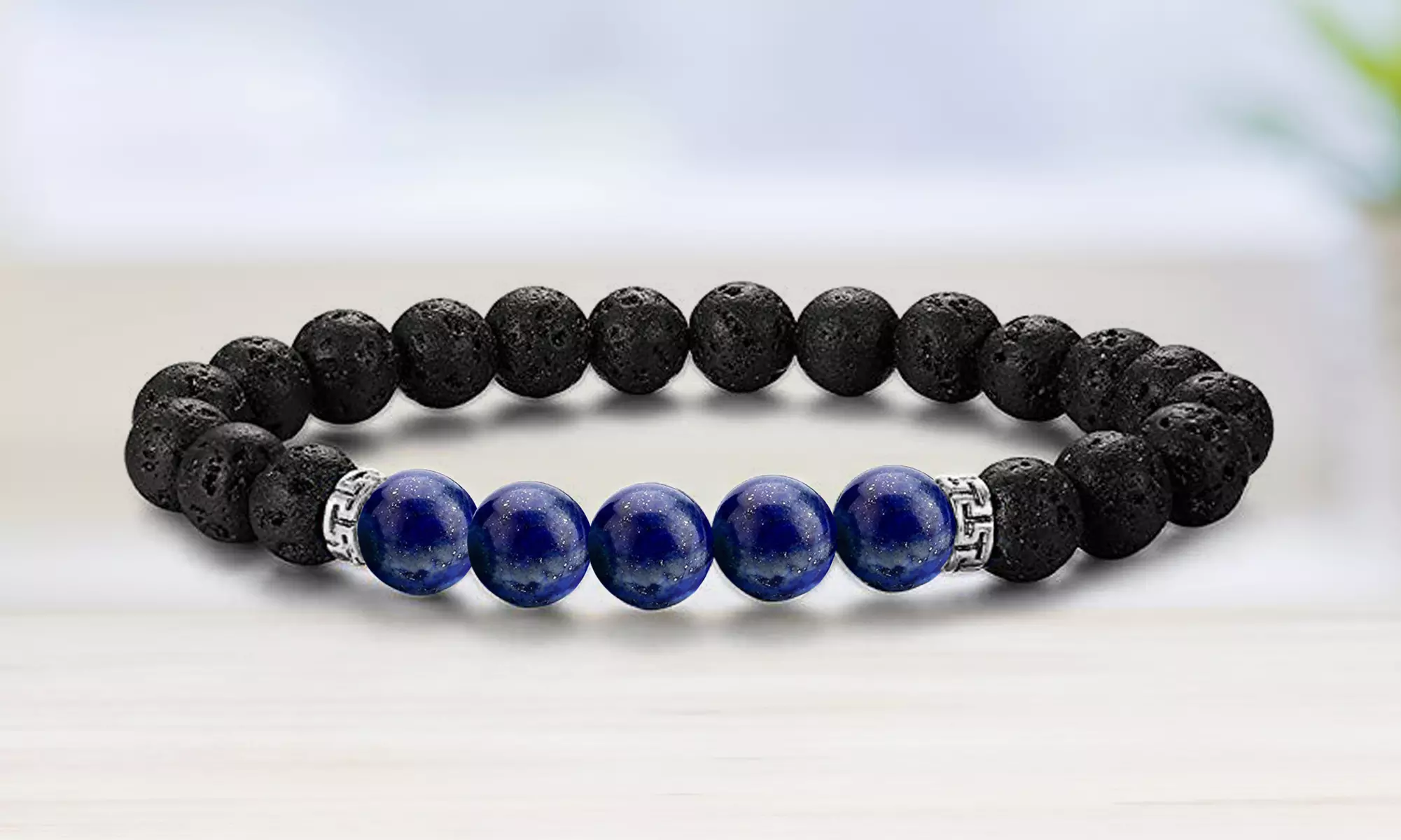 Natural Agate Diffuser Bracelet with Optional Essential Oils