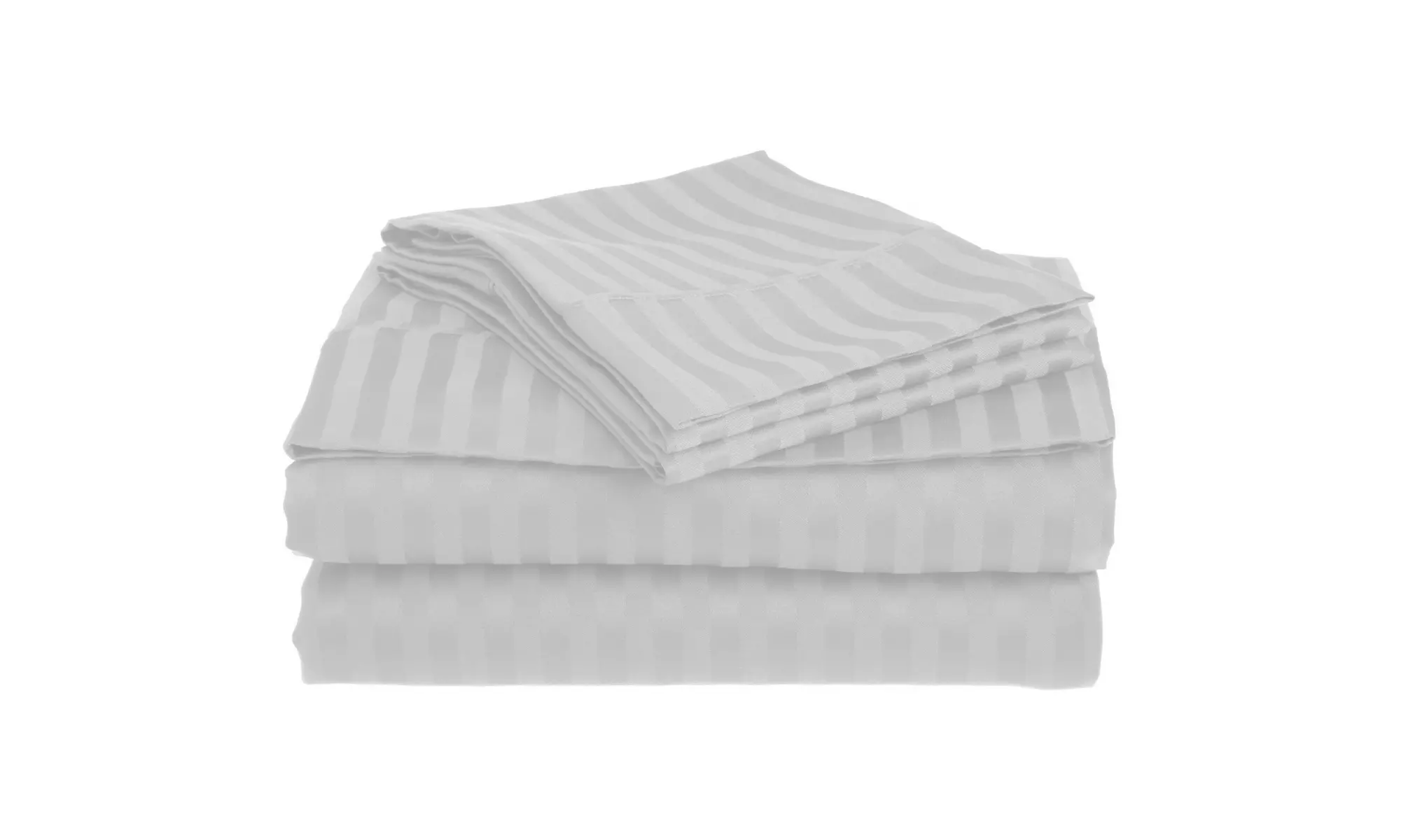 Superior All-Season Wrinkle Resistant Stripe Microfiber Deep Pocket Sheet Set - Primary Image