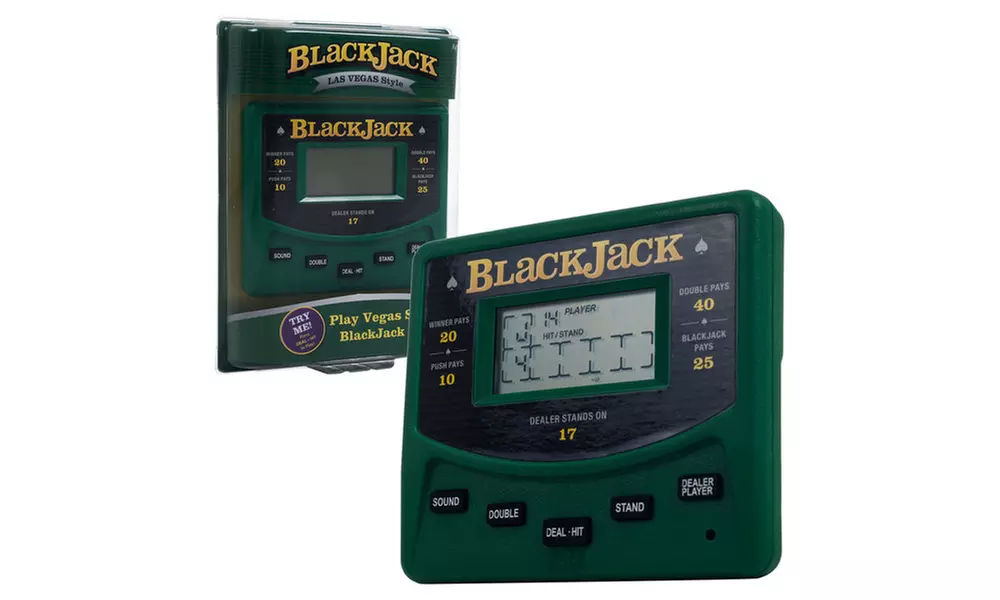 Electronic Handheld Las Vegas Style Blackjack Game - Primary Image