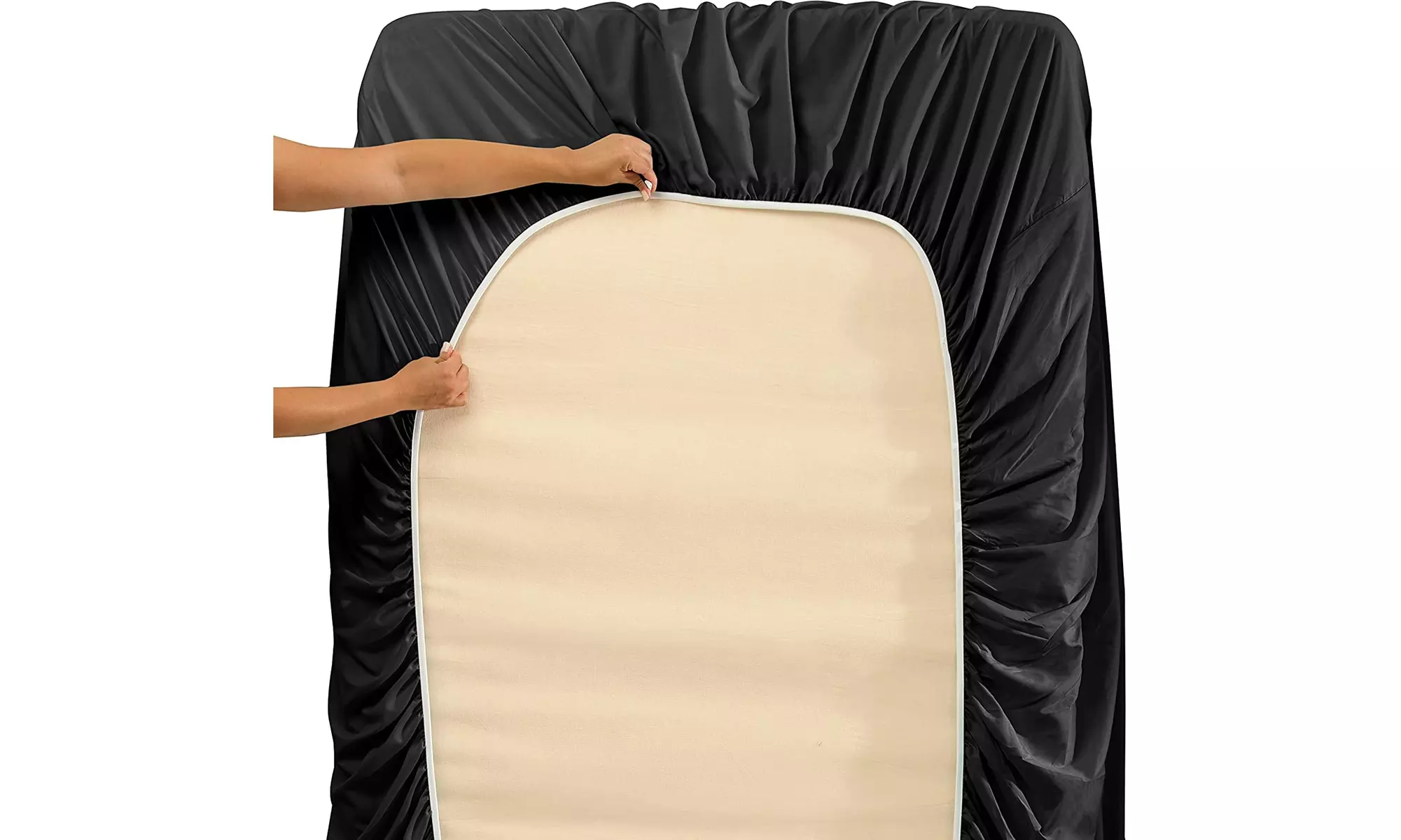 Hearth & Harbor Extra Deep Pocket Sheet Set - Microfiber Bed Sheets - 24" Depth