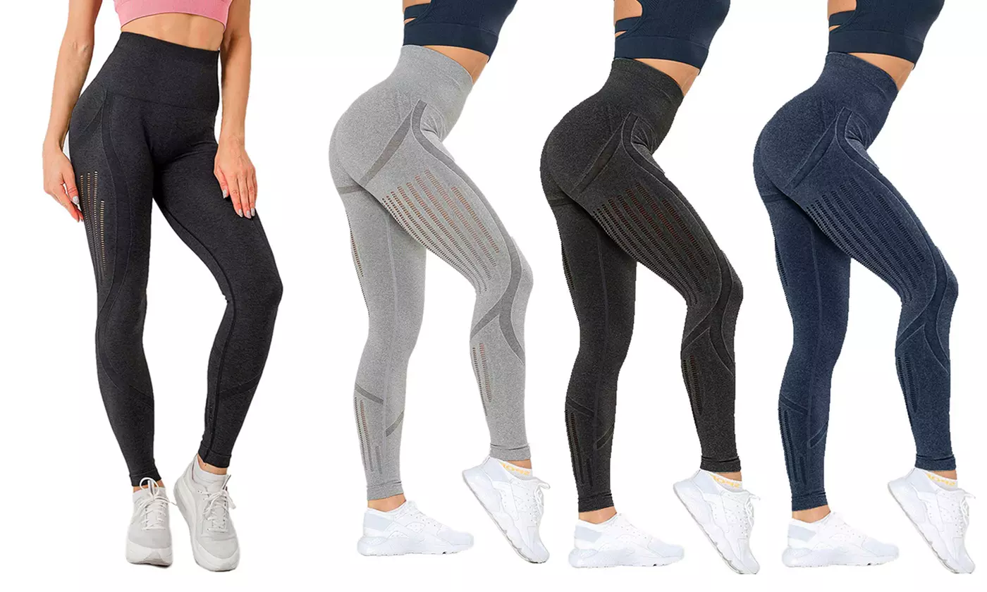 Women Sexy Printed Yoga Pants Sport Gym High Waist Seamless Leggings Trouser - Primary Image