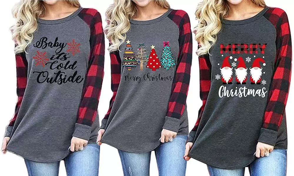 Leo Rosi Women's Christmas Spirit Top (S-2X) - Primary Image