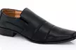 Men's Black Basic Dress Shoes (Size 9.5) - Second Medium