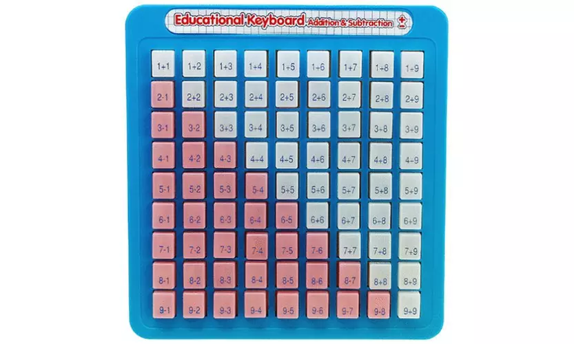 Small World Toys Preschool - Pluses and the Minuses Math Keyboard - Second Medium