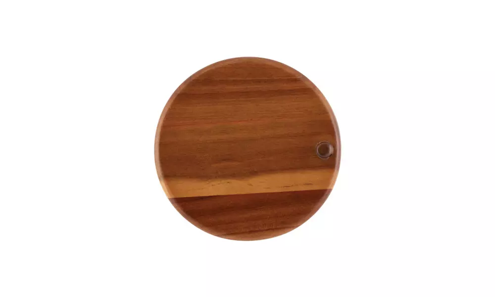 Paula Deen Signature Pantryware Round 2-Compartment Wooden Salt Box - Second Medium