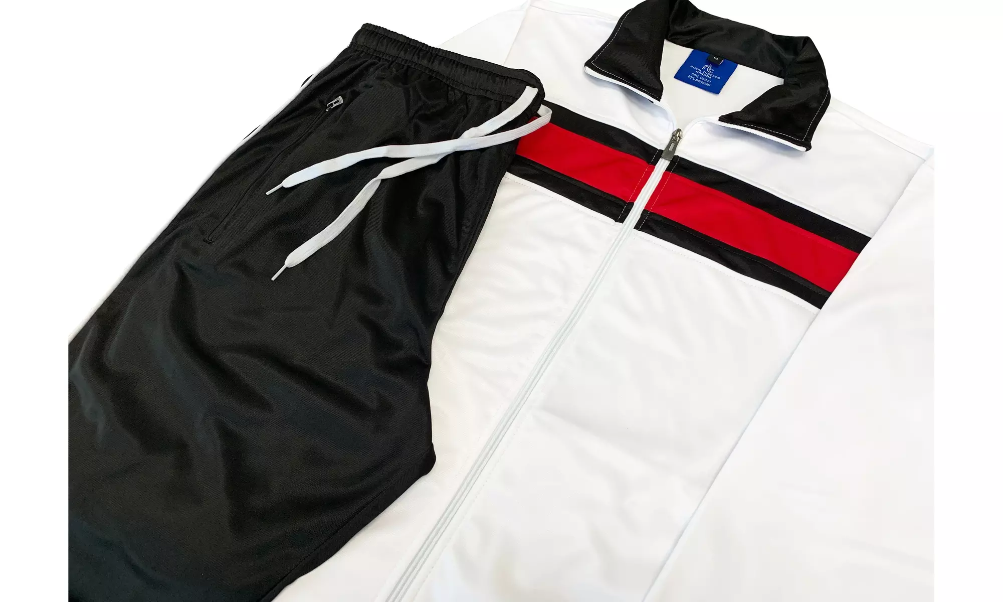 Royal Threads Men's Full Zip Tracksuit