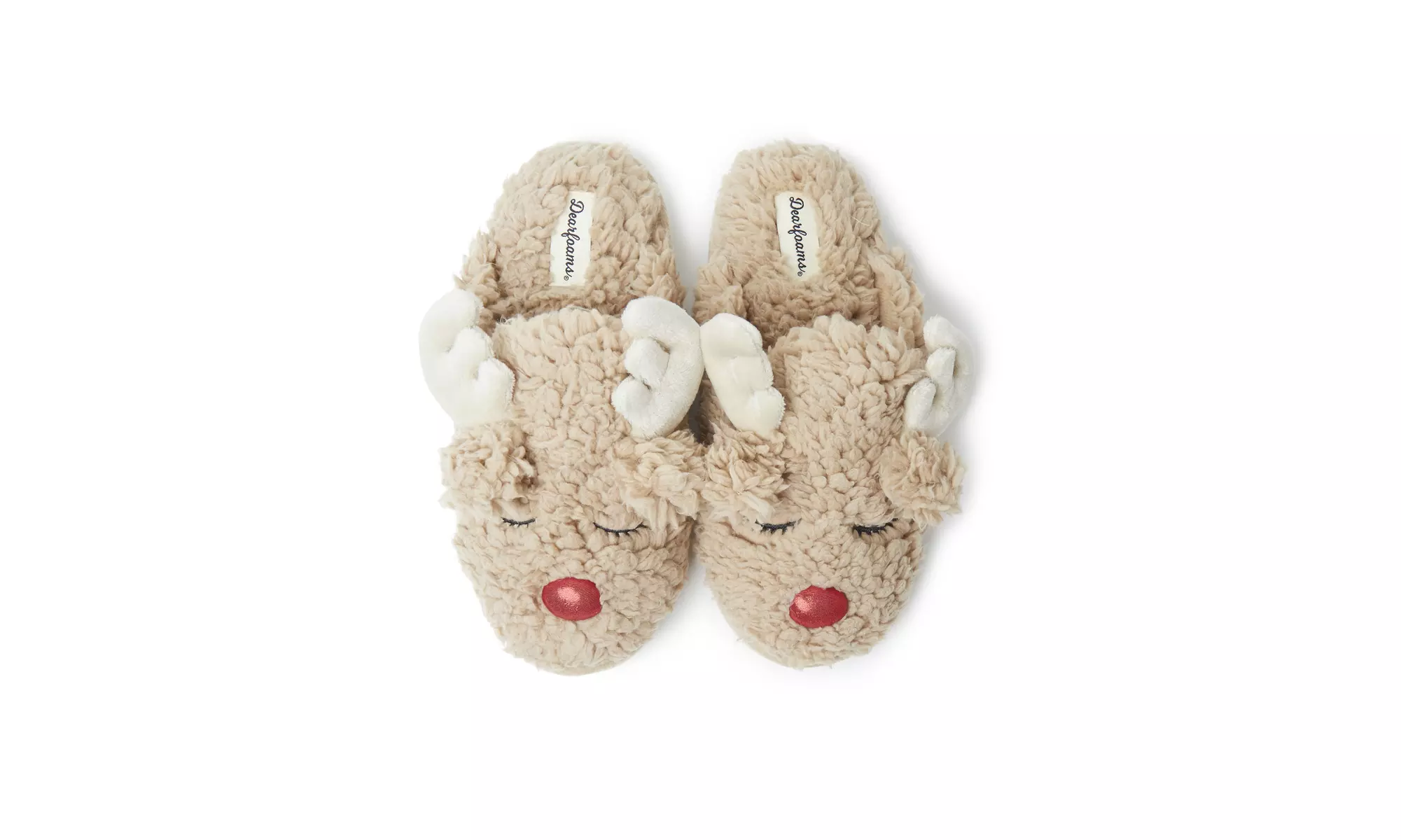 Dearfoams Womens Shay Scuff with Applique - Primary Image