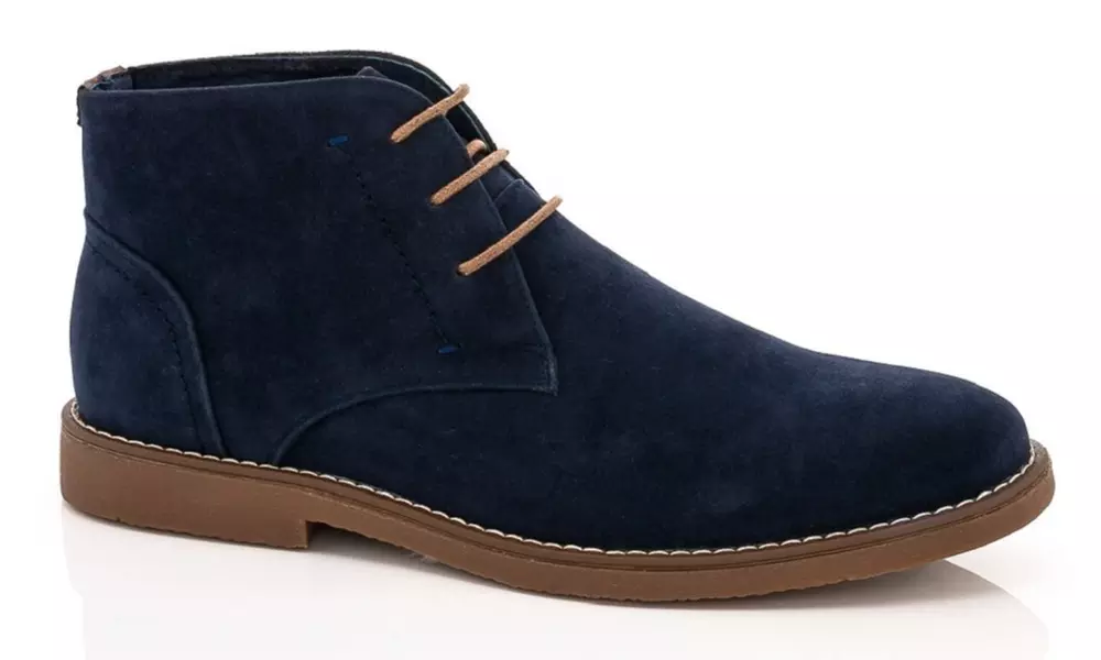 Adolfo Keith Men's Microsuede Chukka Boots 
