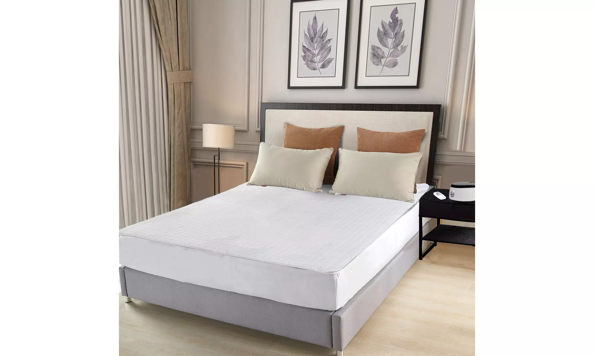 MerryHome Water Heated Mattress Pad,Mattress Topper Safe And Radiation-Free