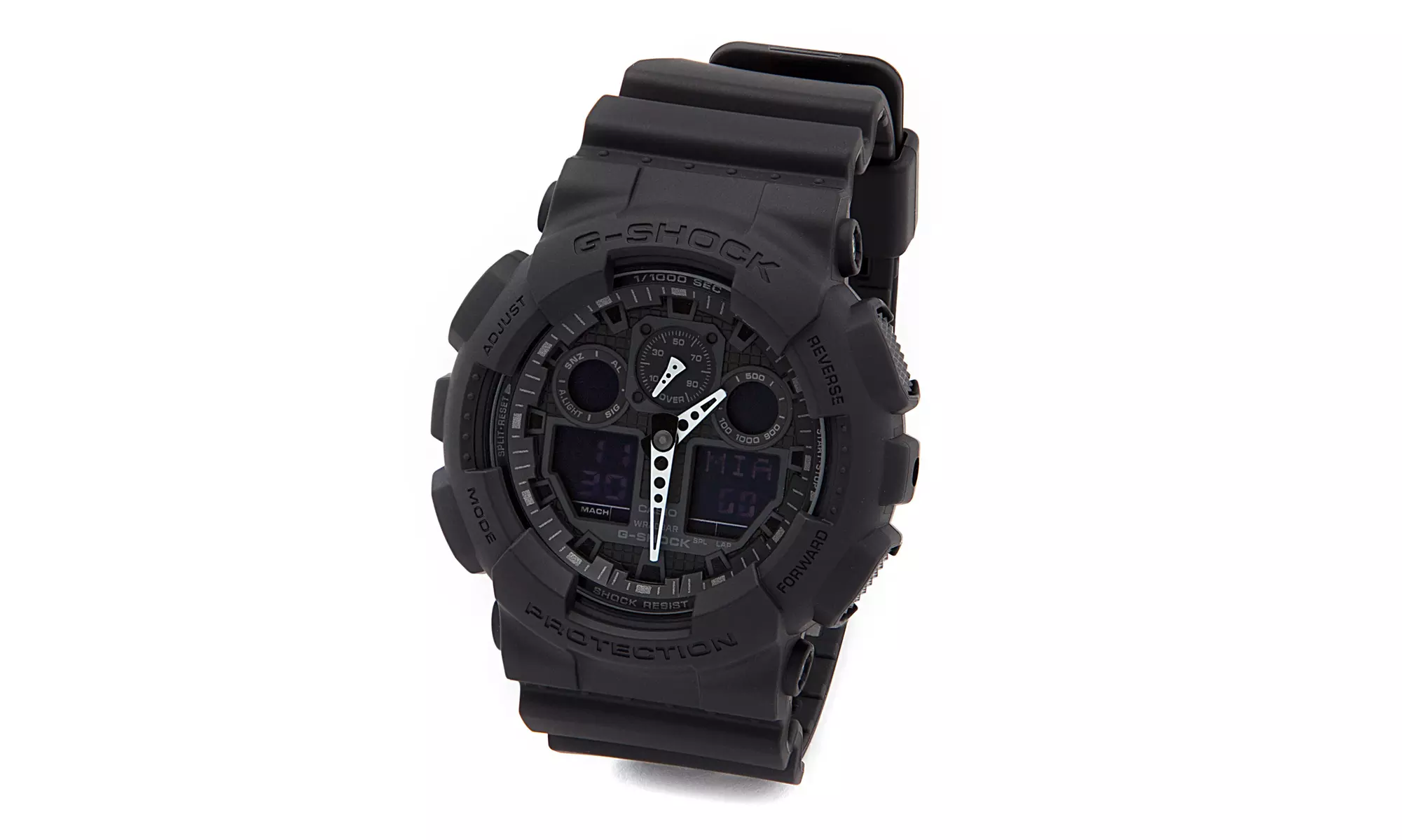 Casio G-Shock GA100-1A1 Military Series Men's Sports Watch (Black) - Primary Image
