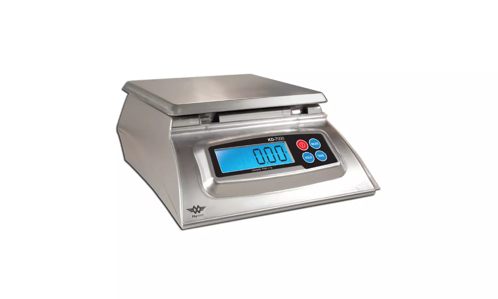 My Weigh KD-7000 Kitchen/Craft Digital Scale (Silver) with Spoons and AC Adapter - Primary Image