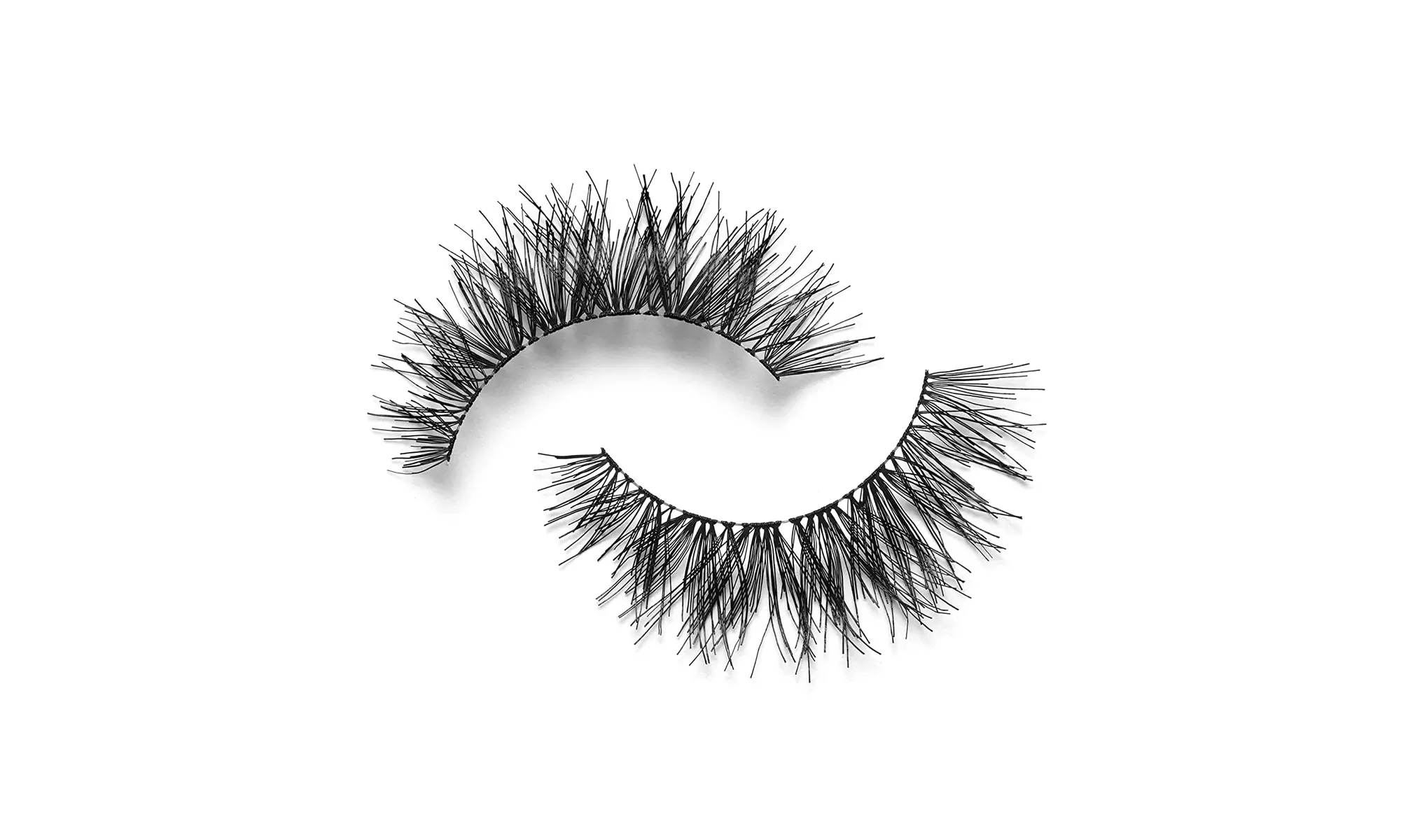 Eylure False Lashes, Wild & Wispy Unruly, 3 Pair, Black - Second Medium