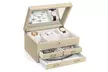 Lockable Jewelry Organizer w/ Full Length Inside Mirror  - Second Medium