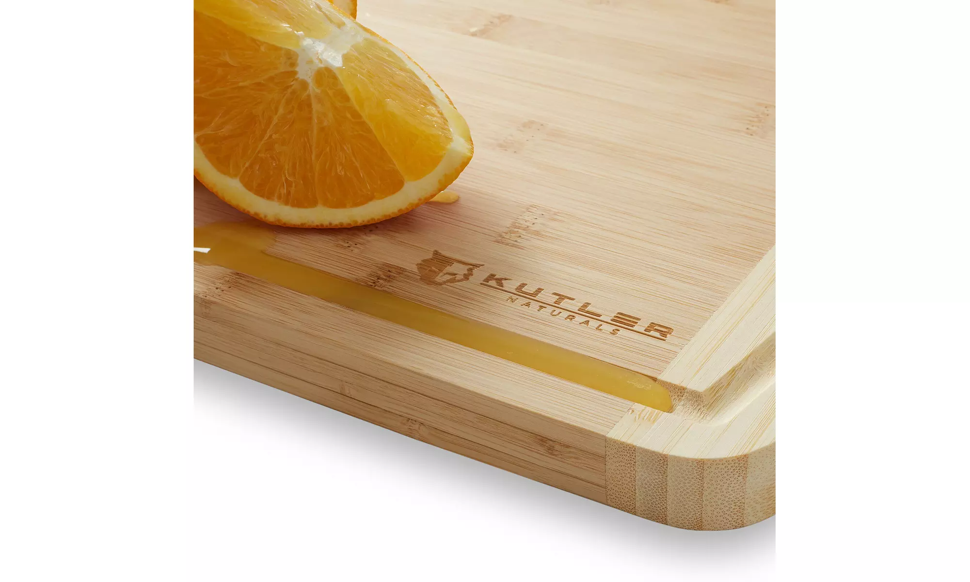 18"x12" Bamboo Wood Cutting Board Kitchen Butcher Carving Chopping Block 2-Tone - Primary Image