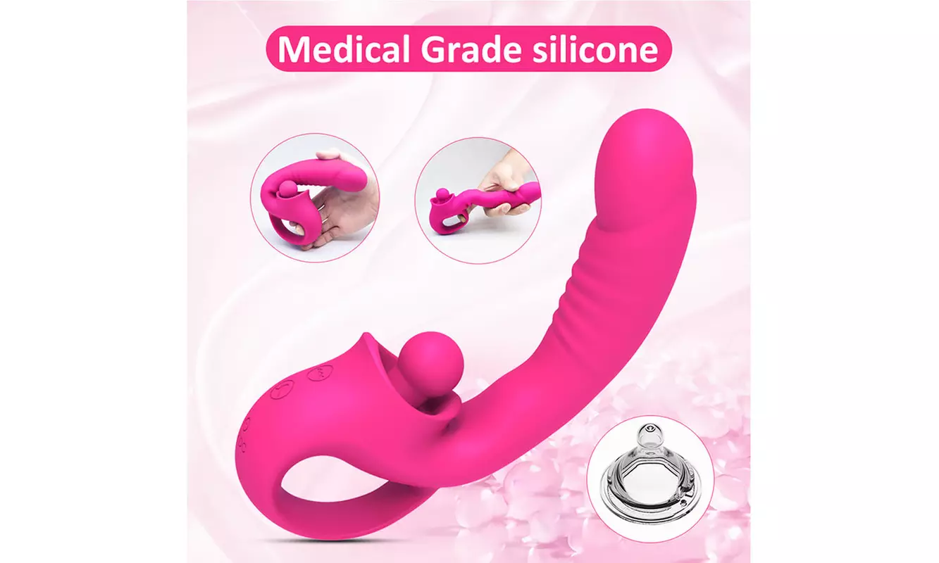 Dual-Action Clitoral G-Spot Vibrator with 10 Powerful Vibrations&2 Heads - Primary Image