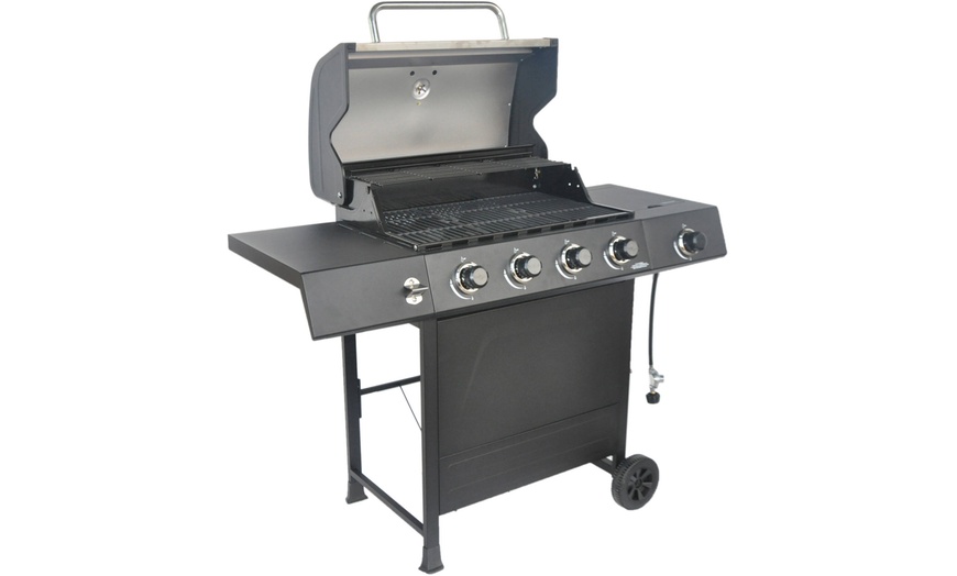 Revoace 4 Burner Propane Gas Grill With Side Burner 1661