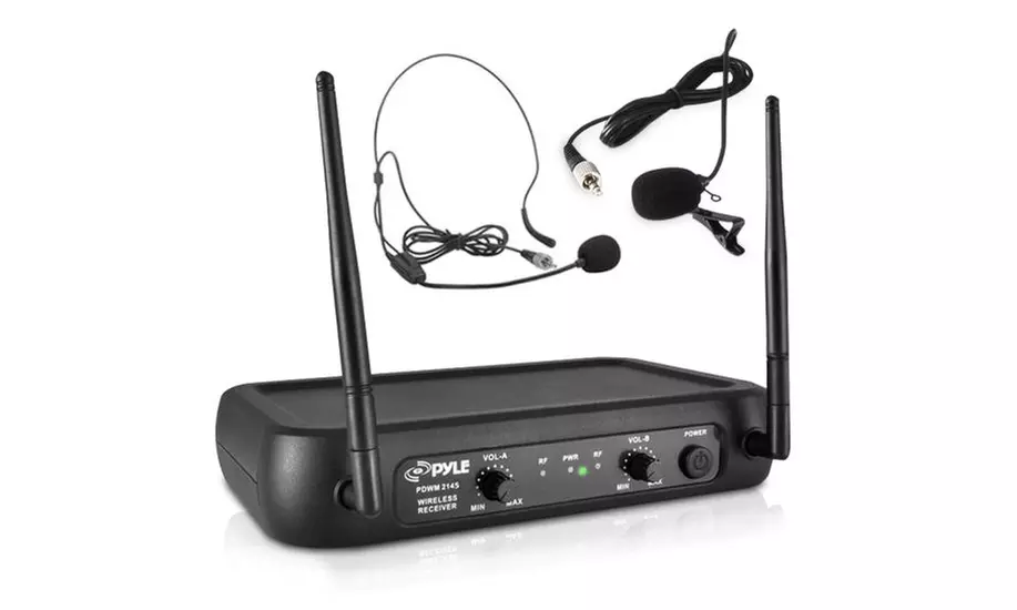 Pyle PDWM2145 Dual Channel Wireless Microphone System - Second Medium