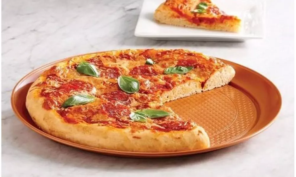 Copper Pizza Pan 12.8 Inch Non-stick Copper Pizza Pan - Primary Image