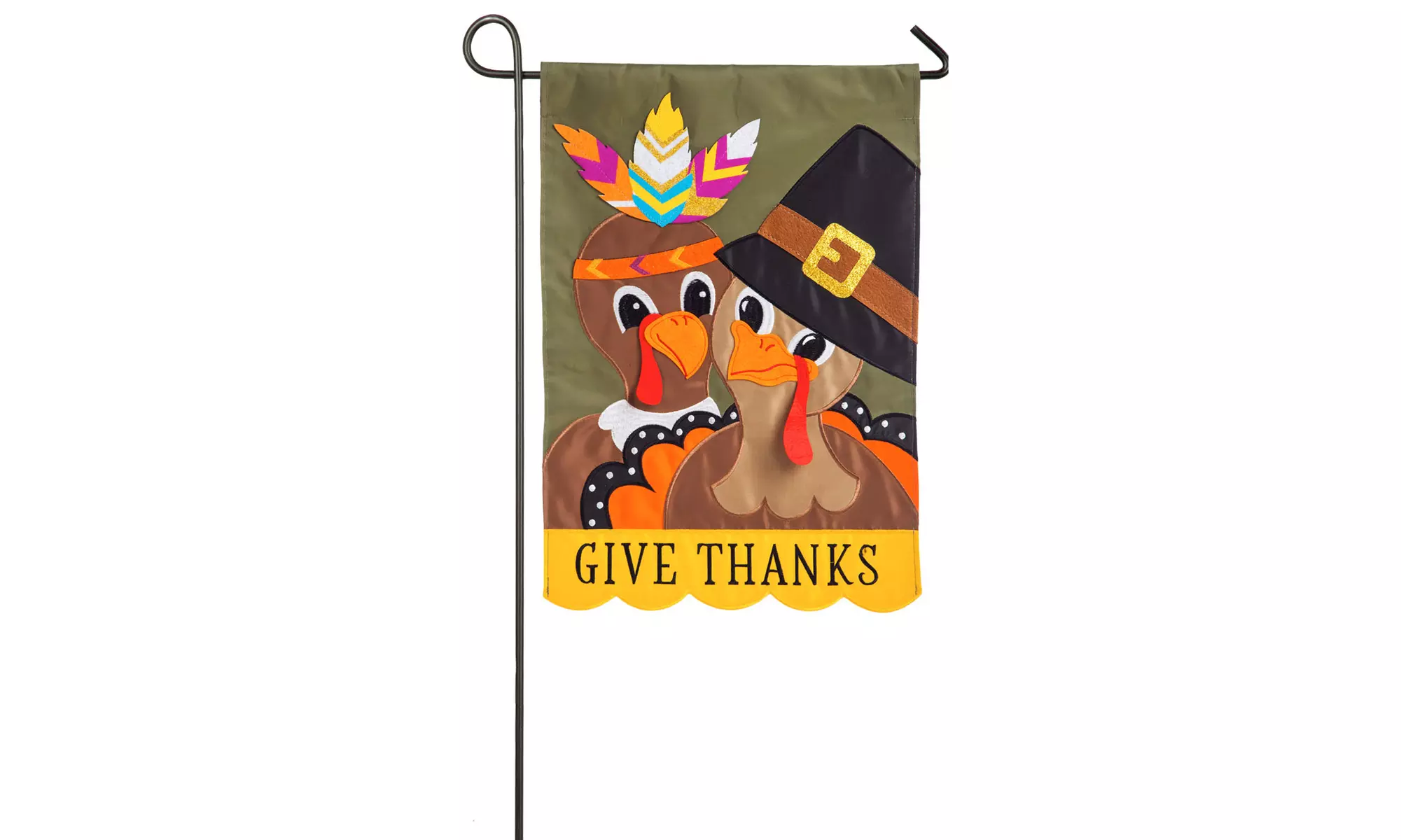 Fall and Thanksgiving Themed Garden Flags - Primary Image
