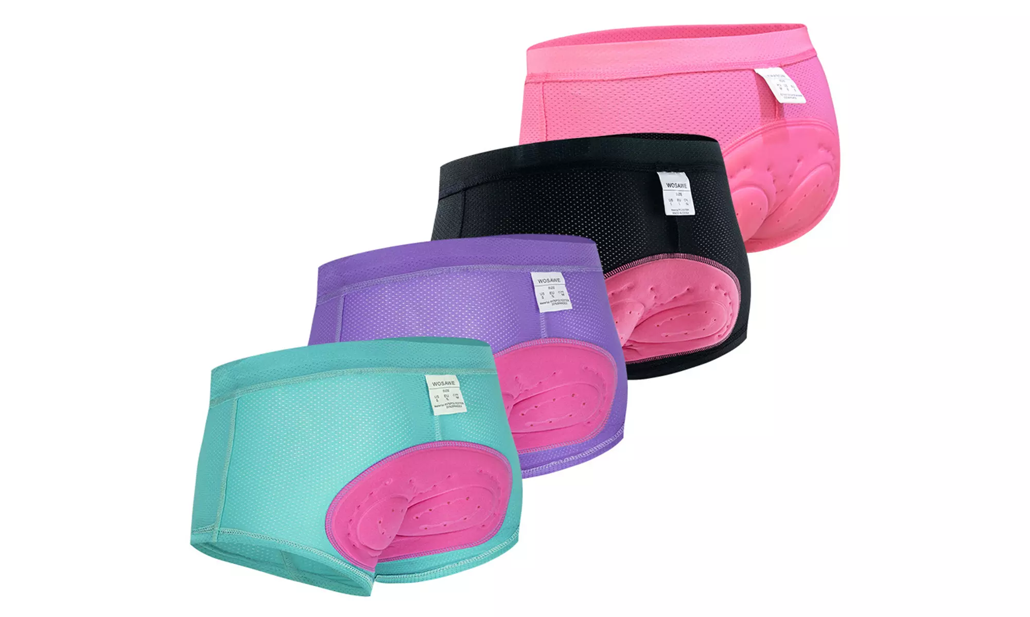 Cycling Underwear for Women Gel 3D Padded Printed Design Breathable Quick Dry - Primary Image