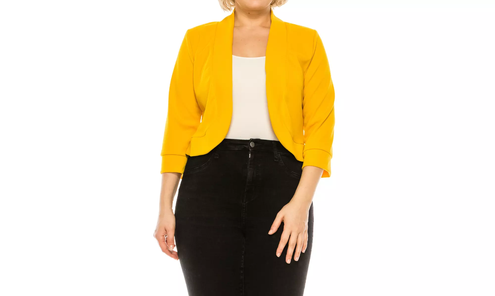 Women's Casual Plus Size Blazer Jacket