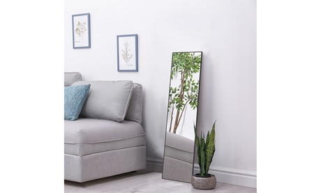 Full Length Mirror With Hanging Hooks For Decoration Floor Dressing Mirror