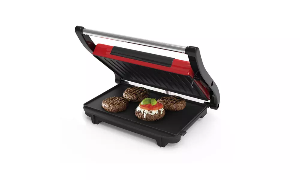 Panini Press Indoor Grill and Gourmet Sandwich Maker with Nonstick Plates - Second Medium