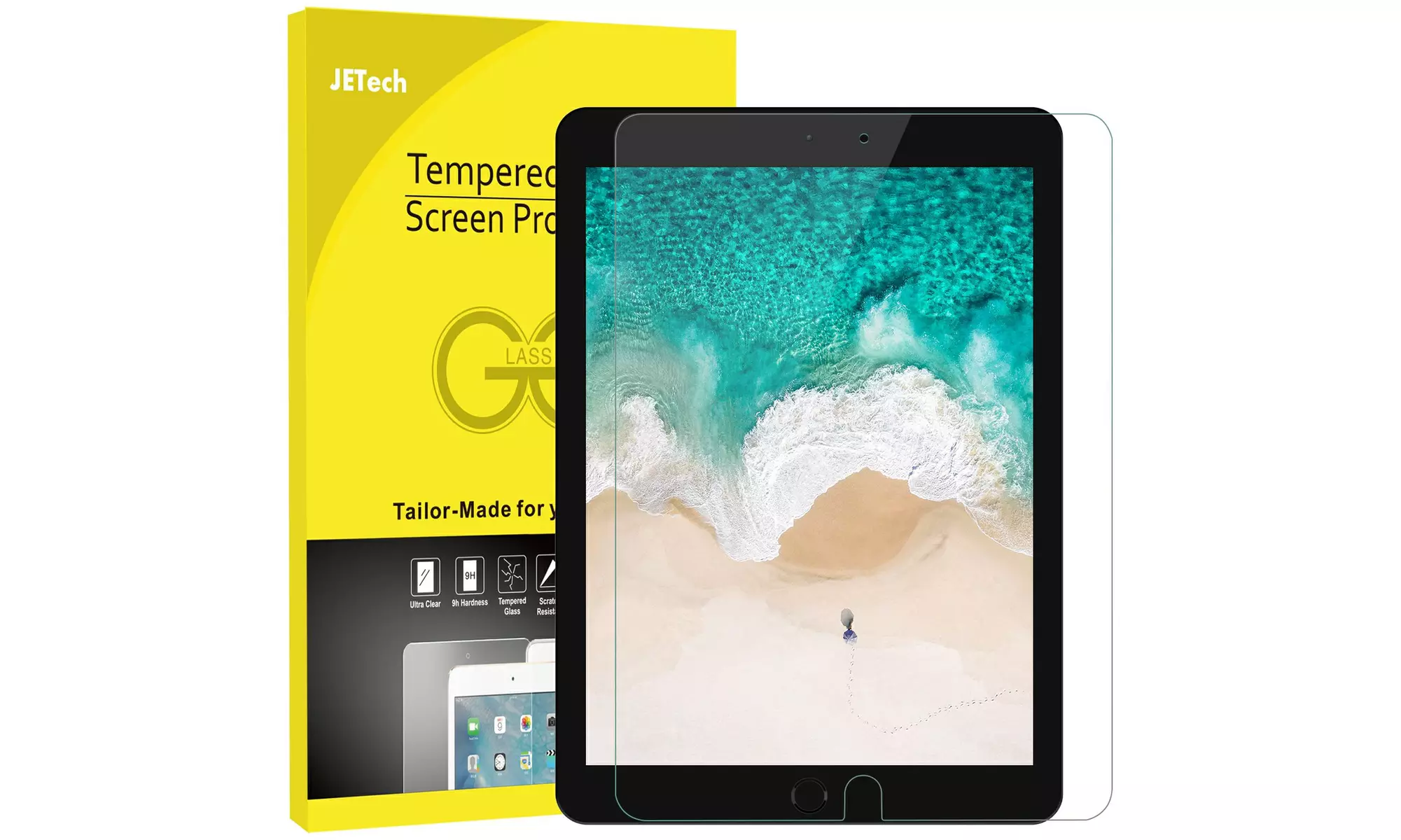 Tempered Glass Screen Protector for iPad Air 3 (2019) and iPad Pro 10.5 (2017)