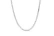 Sterling Silver Flexible Herringbone Chain Necklace - Second Medium