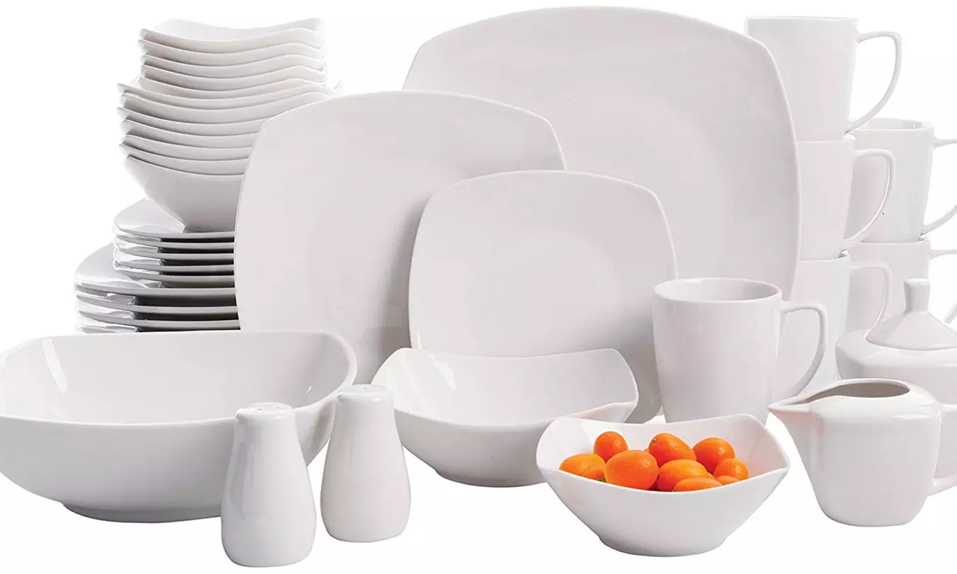 Gibson Home Zen Buffetware 39 Piece Porcelain Dinnerware Set Service for 6  - Second Medium