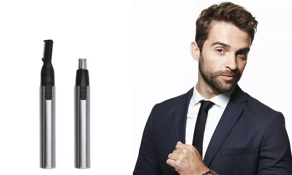 Men's Personal Grooming Kit with Two Facial Hair Trimmers - Primary Image