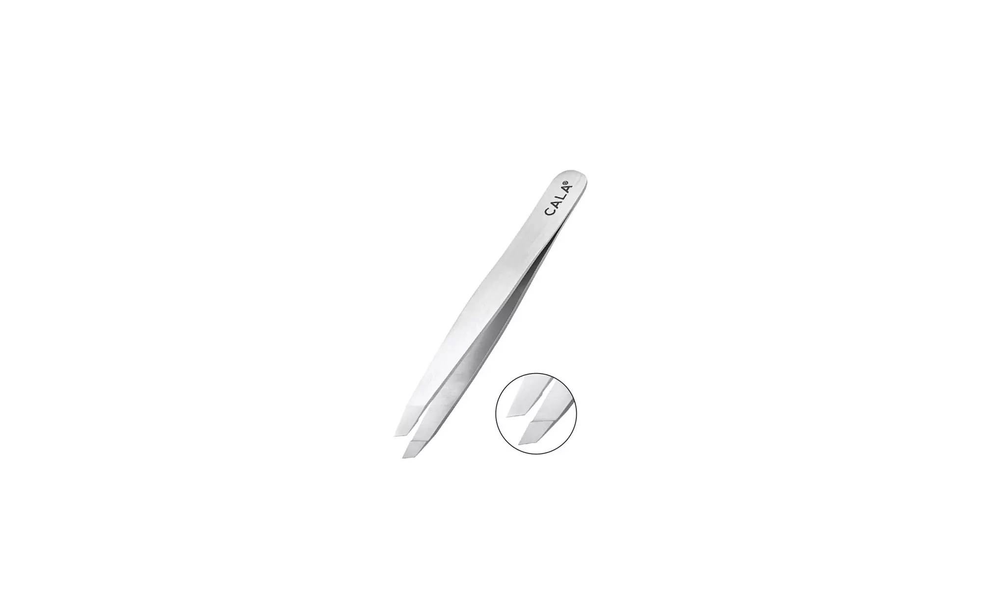 Cala Professional Slant Tip Tweezer #50783 - Second Medium