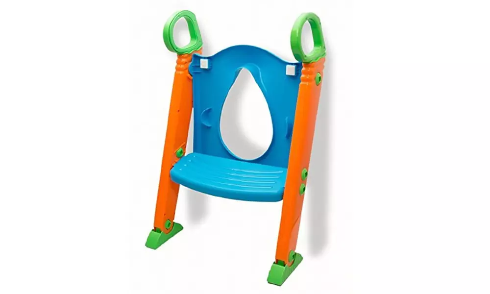 Potty Toilet Training Seat with Non-Slip Steps - Image 6