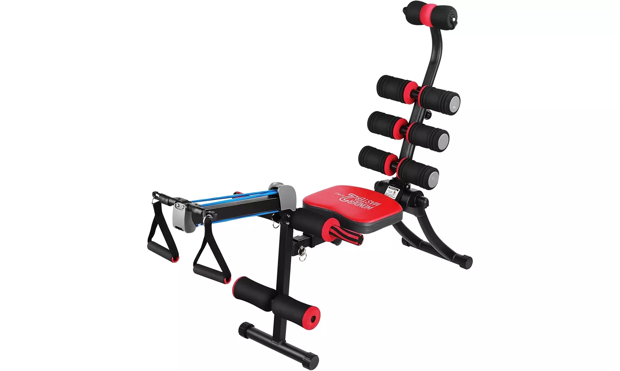 Full Function Rowing Machine, Abs & Core Exercise Trainer Equipment - Primary Image
