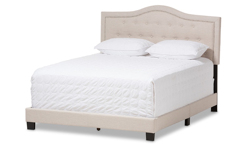 Emerson Fabric Upholstered Bed | Groupon