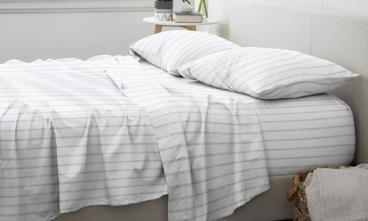 Home Collection Premium Ultra Soft Pattern 4 Piece Bed Sheets Set