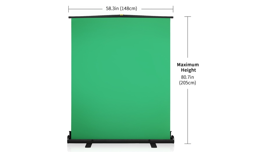 Portable Photography Backdrop Folding Telescopic Pull Background Screen ...