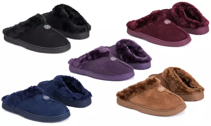 Muk Luks Women's Polysuede Clog Slippers  - Primary Image