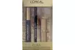 L'Oreal Paris Icons Makeup Kit with Voluminous Mascara, Eyeliner, and Lipstick - Second Medium