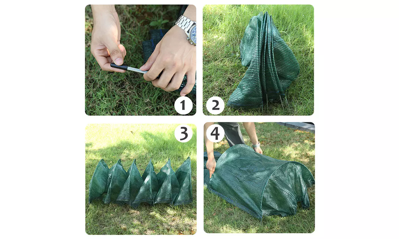 SixtyShadesofGrey Two-in-One Portable Greenhouse Tunnel Shade Net