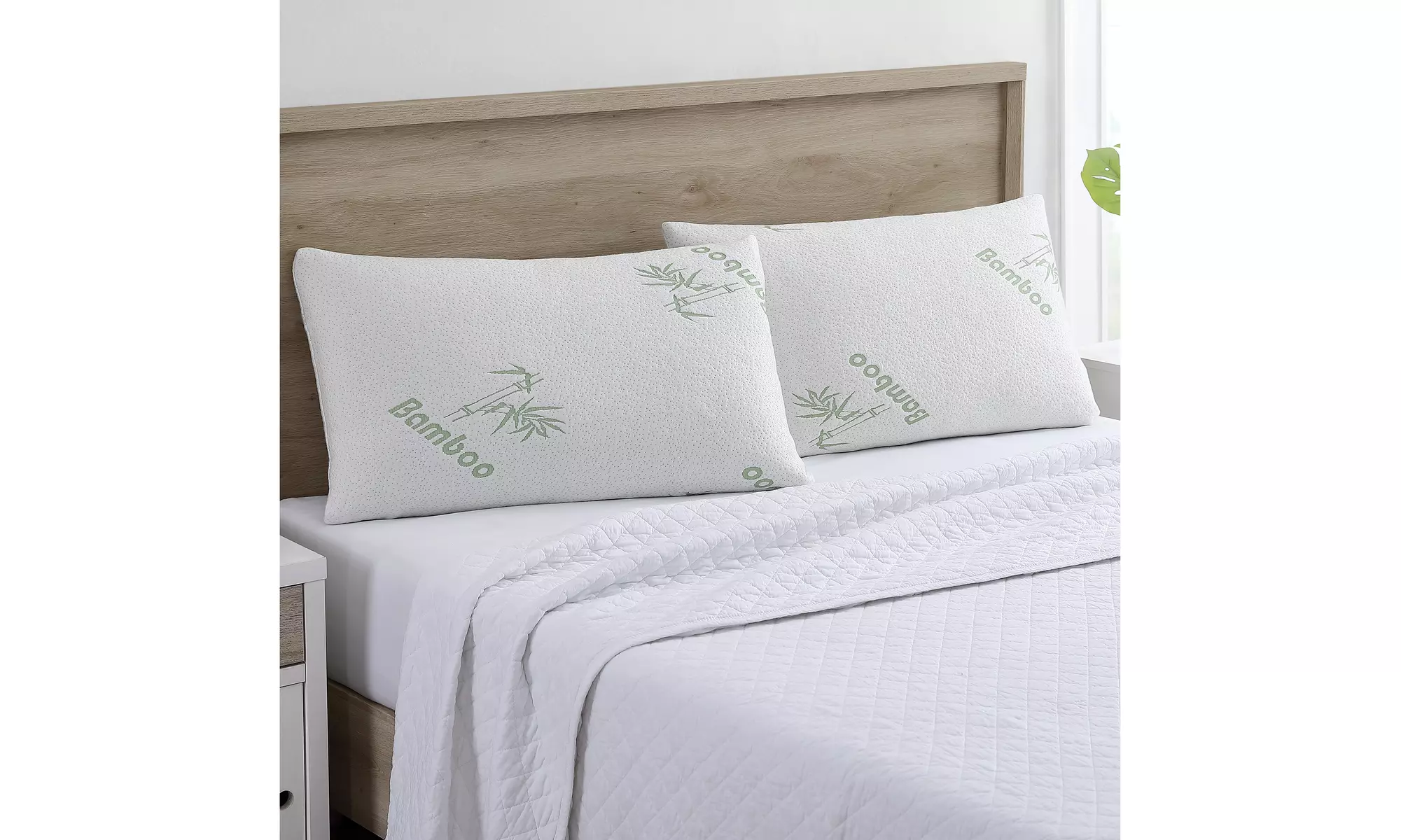 Bamboo Memory Foam Pillows (1- or 2-Pack) - Primary Image