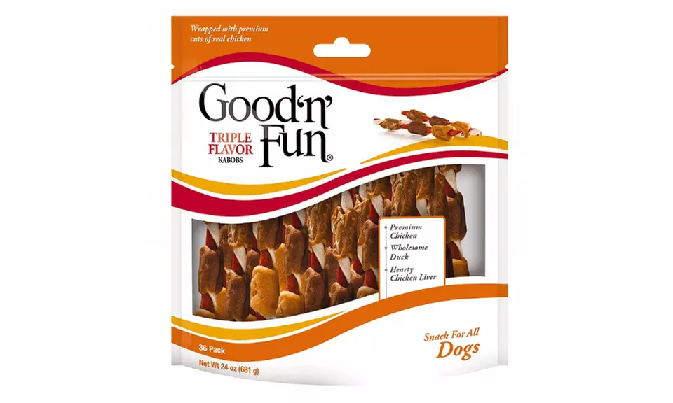 Good'N'Fun Triple Flavor Kabob Dog Chews - Primary Image