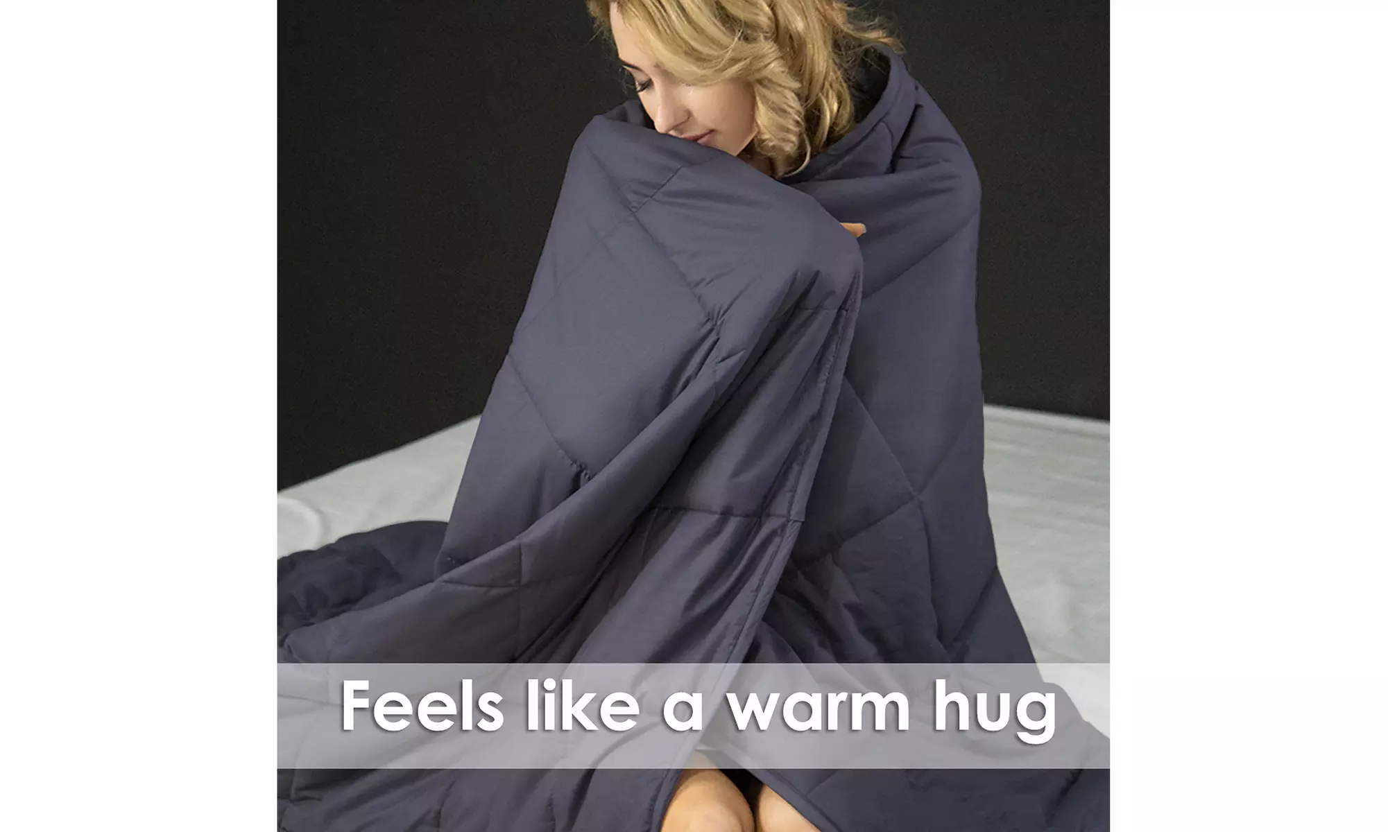 Costway 15/20/25lbs Weighted Blanket Removable Soft Crystal Cover,Glass Bead