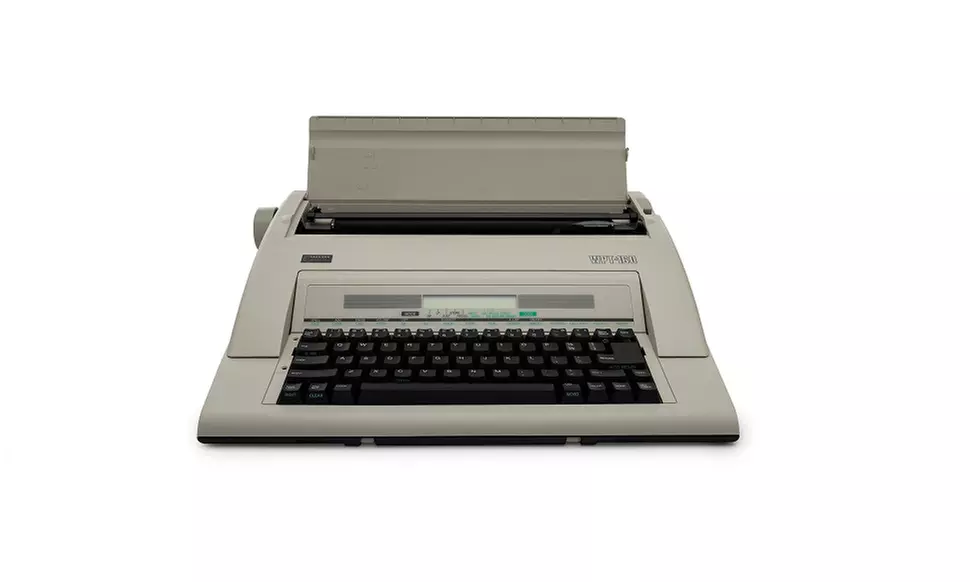 Nakajima WPT-160 Electronic Portable Typewriter with Display and Memory - Primary Image